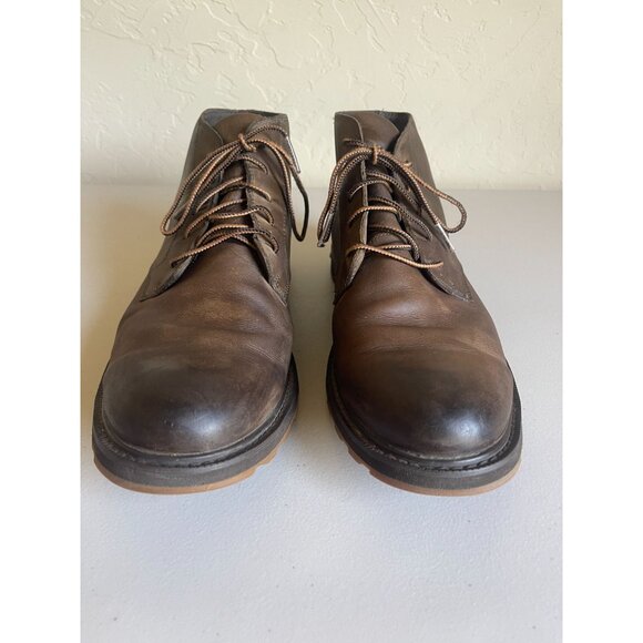 Sorel Madson Chukka Men's Oxford Boots Burnished Toe Men's 13 Leather Lace Up - Picture 6 of 10